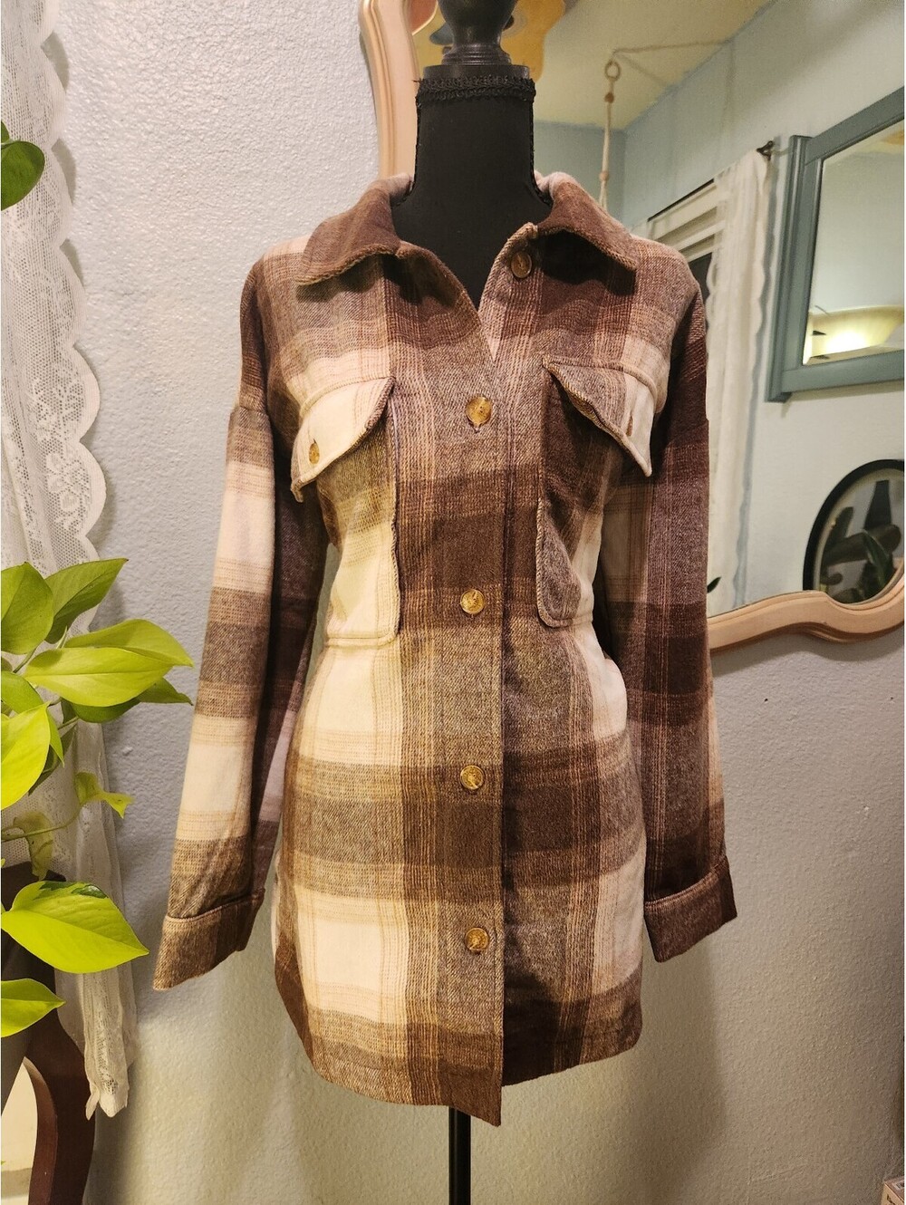 Banana Republic plaid jacket